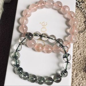 Crystal bracelets x2
